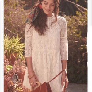 Sezane Ecru Eva Lace Dress Size 40